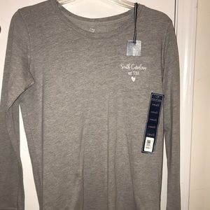 Gray long sleeve t-shirt